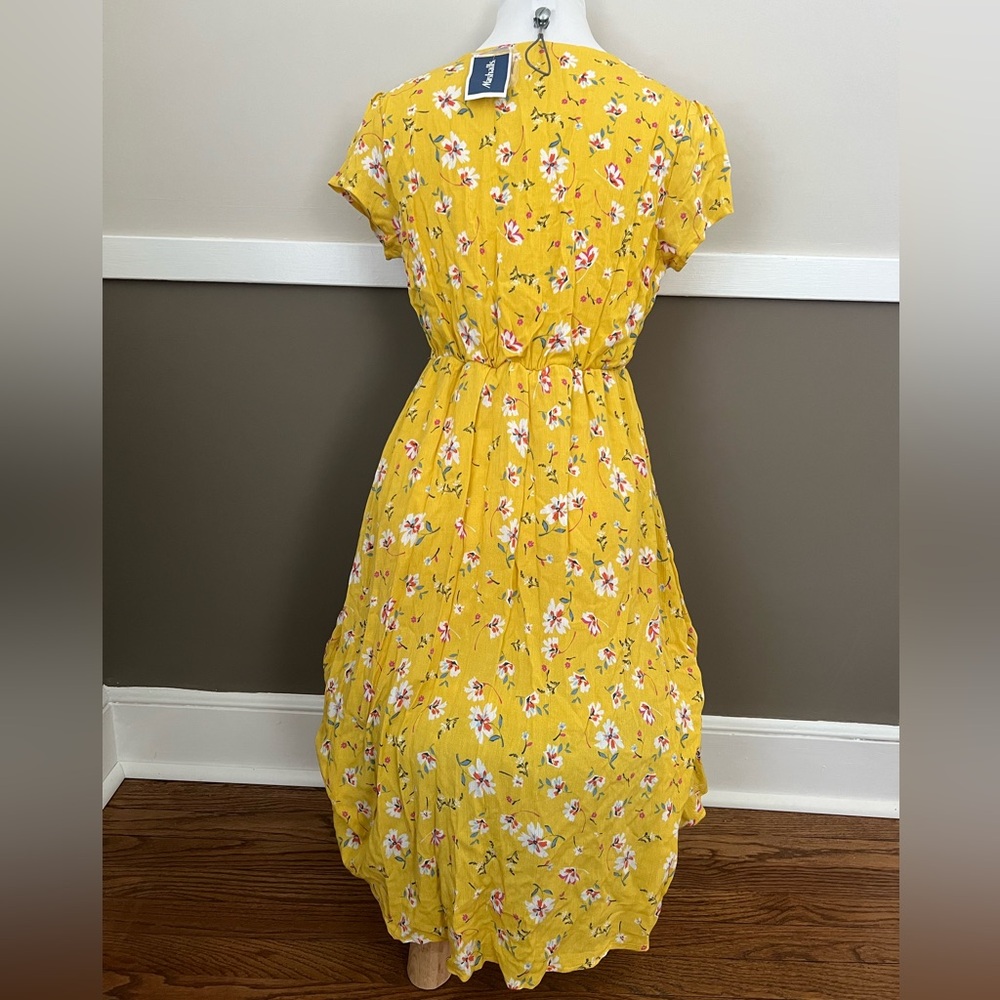 Yellow Floral Dress - Picture 2 of 10